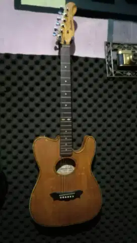 Gitar akustik elektrik Shredder telekustik