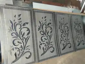 Konsep pagar gerbang cuting yg kelasik