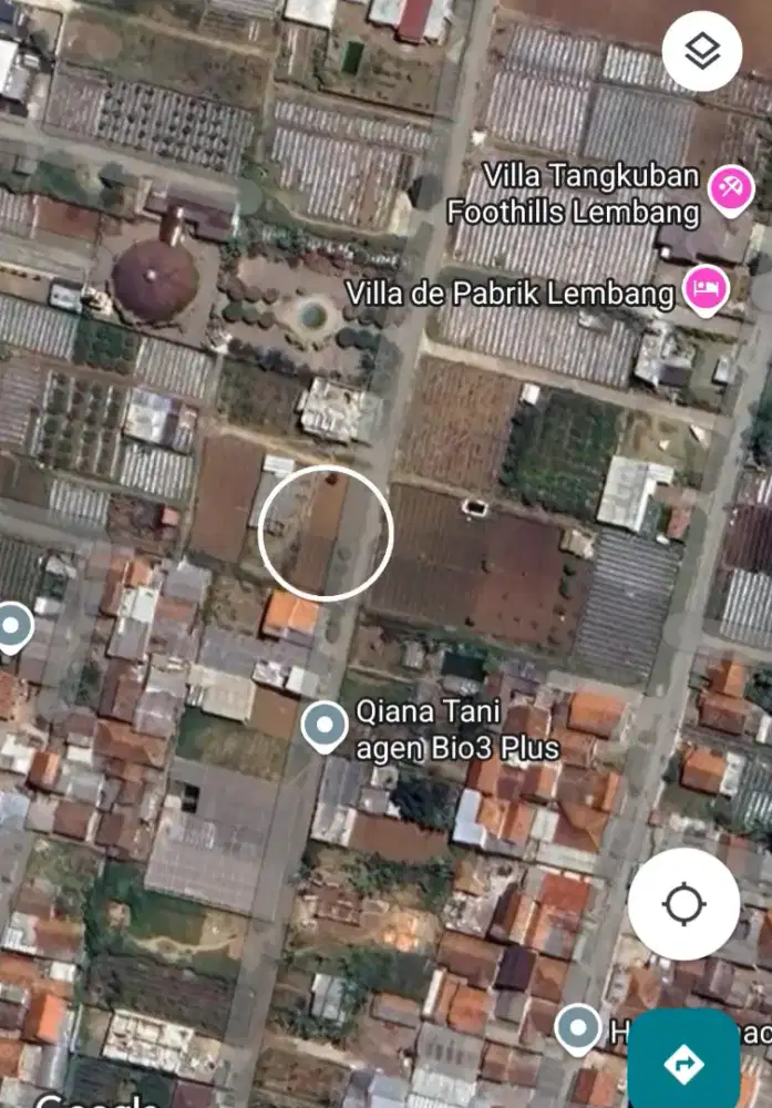 Tanah kebun akses Jalan Depan dan Samping