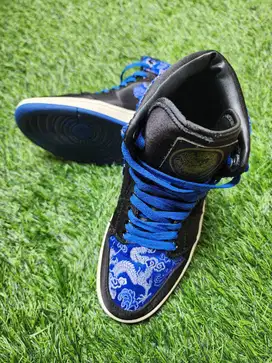 Nike air jordan blue black dragon