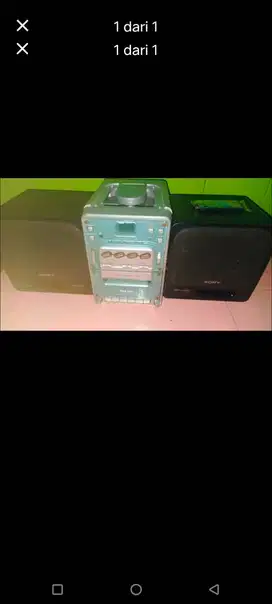 Compo hifi Blututh, USB mp3, aux, radio dan ada remote