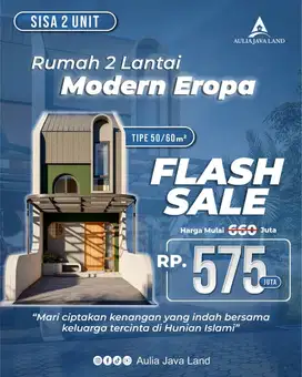 Rumah villa dikawan wisata Lembang harga flash sale 500 JT an