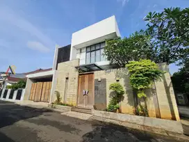 Rumah Mewah Full Interior Jati Private Pool Bambu Apus Cipayung Jaktim