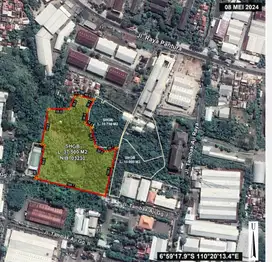 Tanah industri semarang belakang hartono mercy