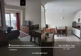 Dijual Apartement Cosmo Residence High Floor 2BR Full Furnished