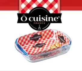 HARGA PROMO: O'Cuisine Glassware Rectangular Roaster 1,6 L