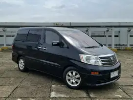 Toyota Alphard MZG 3.0 AT. Tahun 2005. Hitam. Low km. Perfect cond