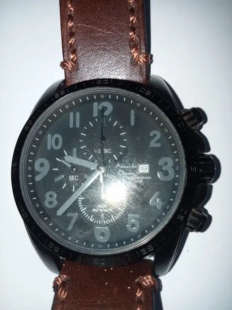 Jam tangan arloji Alexandre Christie pria