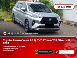 [LOW KM] Toyota Avanza Veloz 1.5 Q CVT AT Non TSS Silver 2022/2023