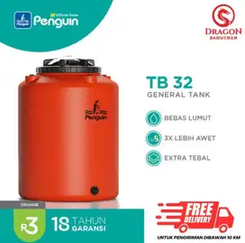 Penguin 300 ltr orange