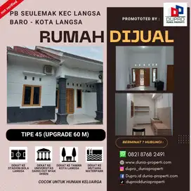Rumah Tipe 45 di PB Seulemak, Kota Langsa, Hunian Nyaman & Akses Mudah