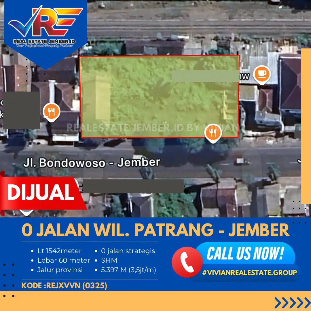 LAHAN PINGGIR JALAN JALUR BONDOWOSO JEMBER