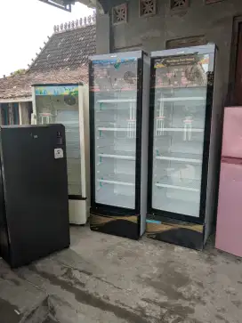 Terima borongan elektronik AC, kulkas, freezer, showcase, mesin cuci