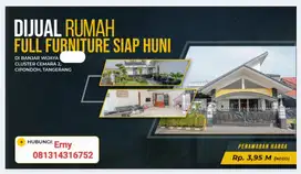 Di Jual Rumah Hoek Cluster Cemara 2, Banjar Wijaya, Kota Tangerang
