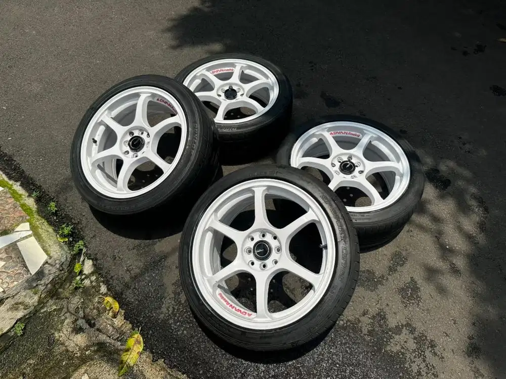 JUAL VELG ADVAN RG2 R17 L7 RATA 4x100 4x114 BAN 2022