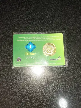 Dinar Antam 22 karat (91,7%) 4,25gr