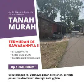 TANAH PEKARANGAN TERMURAH Se-Banjarejo Taman Madiun