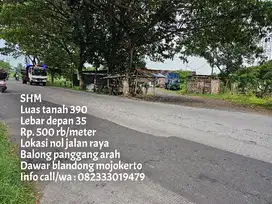 Termurah tanah nol jalan raya balong panggang arah dawar