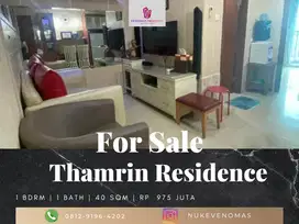 Dijual Apartement Thamrin Residences 1BR View Mas Mansyur Furnished