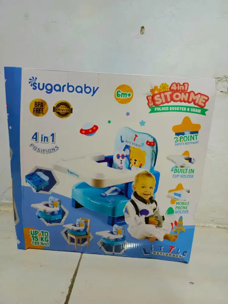 Sit on me sugar baby 4in1/kursi makan Mpasi bayi folded chair