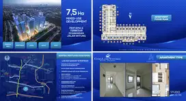 Unfurnished Studio Apartment CitraLand Vittorio Surabaya - 6 Bulan