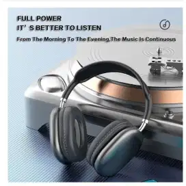 Headphone P9 Wireless Bluetooth V5.1 Full Bass Stereo Bluetooth