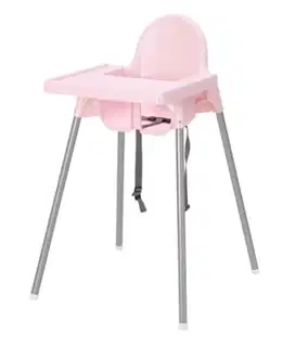 PRELOVED - KURSI MAKAN ANAK PINK