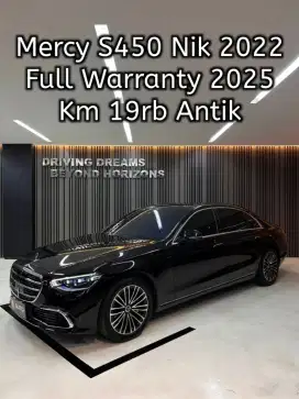 Mercedes Benz S450 2022 Hitam S450L AT Mercy ATPM B1740UAI