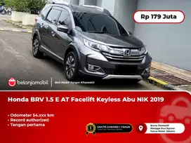 [ TANGAN PERTAMA ] Honda BRV BR-V BR V 1.5 E AT Abu 2019 2020