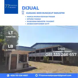 Sangat Murah BU Dijual Gudang Rungkut Industri Hitung Tanah 5 jtan/m
