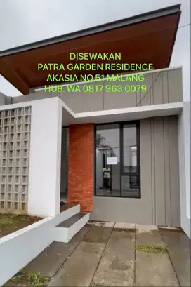 DISEWAKAN /  KONTRAK RUMAH MALANG