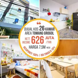Dijual Kost Esklusif ROI Tinggi Strategis di Tomang