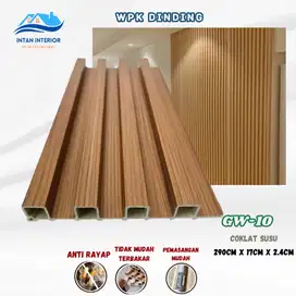 Wpk Wall Panel Wpc Dekorasi Dinding 290 Coklat Susu Gw-10