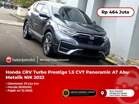 [PANORAMIC] Honda CRV Turbo Prestige 1.5 CVT Sensing AT Abu 2022/2023