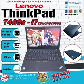 Laptop Lenovo Thinkpad T480s Corei7 GEN8 RAM 16/256GB Touchscreen M-AK