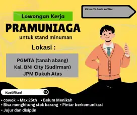 jaga stand minuman