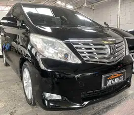 Alphard Premium Sound 2010 Hitam Full Options a/n Pribadi antik