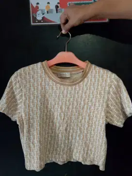 PRELOVED! Crop Tee Pull&Bear Original Size M