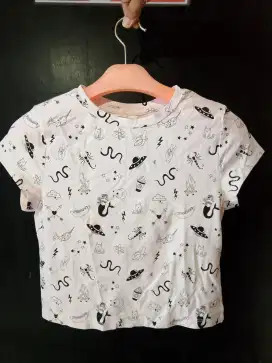 PRELOVED! Crop Tee H&M x Coachella Size S