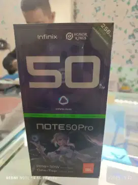 Infinix note 50 pro 8+8/256gb baru garansi resmi bisa TT kredit