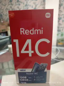 Redmi 14C 6+6/128gb baru garansi resmi bisa TT kredit