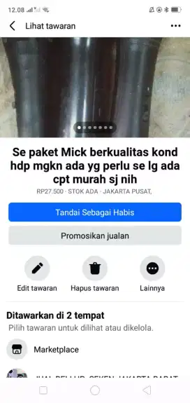 Se paket Mick karaoke berkualitas kond hdp mgkn ada yg tertarik murah