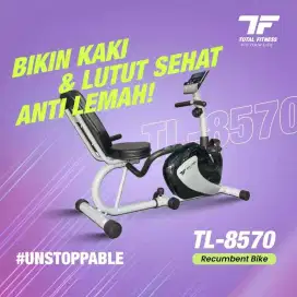 Sepeda statis recumbent TL-8570 alat kesehatan