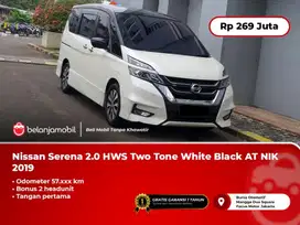 Nissan Serena 2.0 HWS High Ways Star Two Tone White Black AT 2019/2020