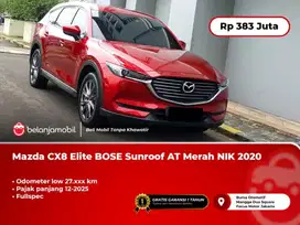 [LOW KM] Mazda CX8 CX-8 Elite Fullspec BOSE Sunroof AT Merah 2020/2021