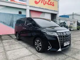 alphard g atpm 2018 hitam  perfect condition