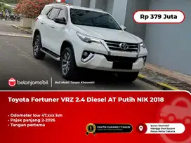 [ PAJAK PANJANG ] Toyota Fortuner VRZ 2.4 Diesel AT Putih 2018/2019