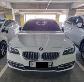 BMW 520i 2014 White on Black