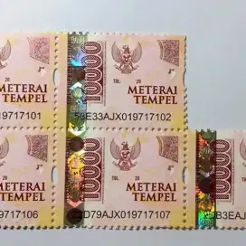Materai 10000 asli pos baru