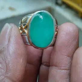 Giok burma ijo tosca natural